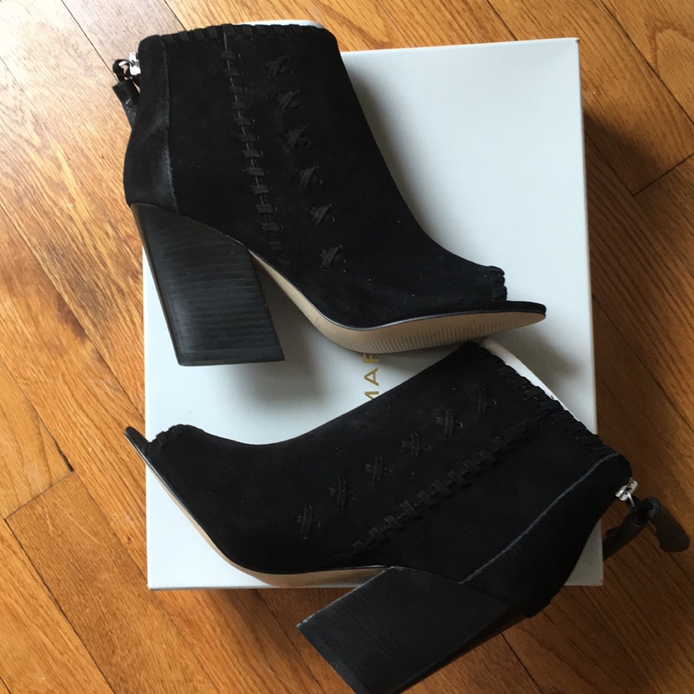 Never been worn Marc Fisher open toe bootie.